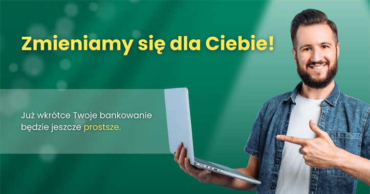 Baner nowej bankowości internetowej