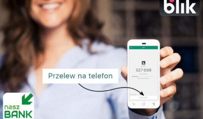 Baner przelew na telefon blik